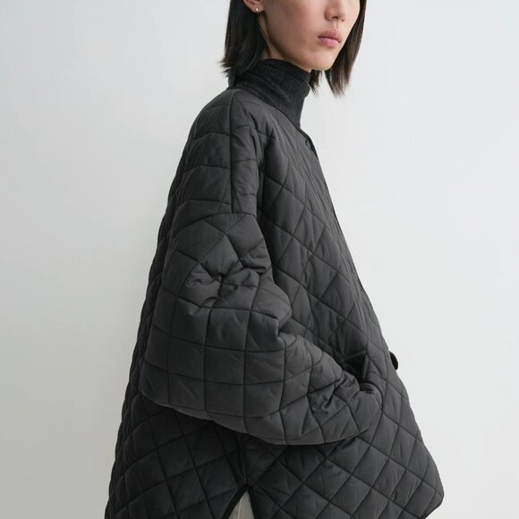 NWT TOTEME Quilted jacket black Size XXS - Picture 7 of 7